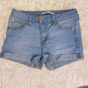 light blue denim Celebrity Pink shorts
